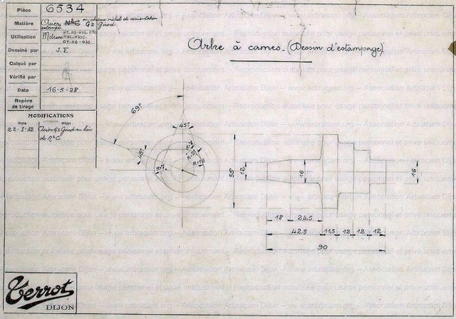 arbre à cames, Terrot HSC 350, 1927.jpg